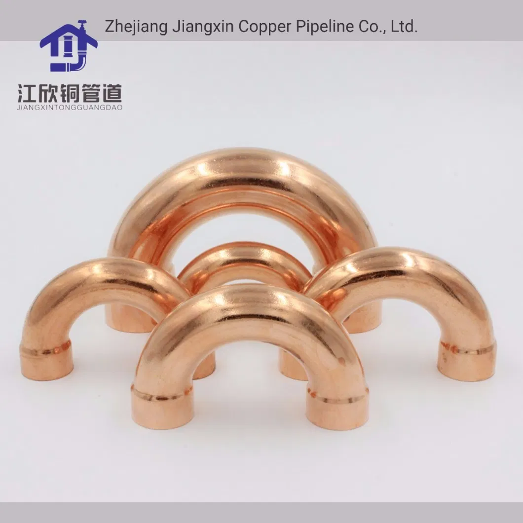 Copper Welding Coupling Tee Elbow U-Bend Refrigeration Pipeline Fitting